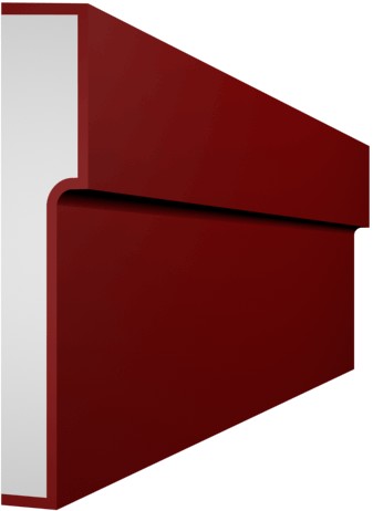 EKL-23 kültéri felületkezelt díszléc 25x135 mm