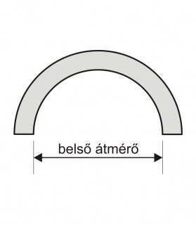 PO-12H natúr sima féloszlop 40-44 cm