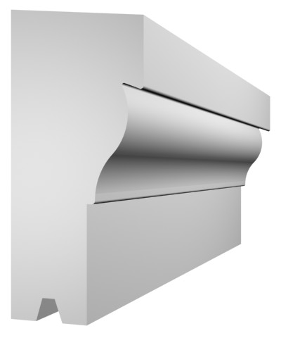 P-22 kültéri natúr díszléc 70x155 mm