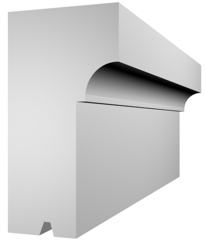 P-23 kültéri natúr díszléc 80x155 mm